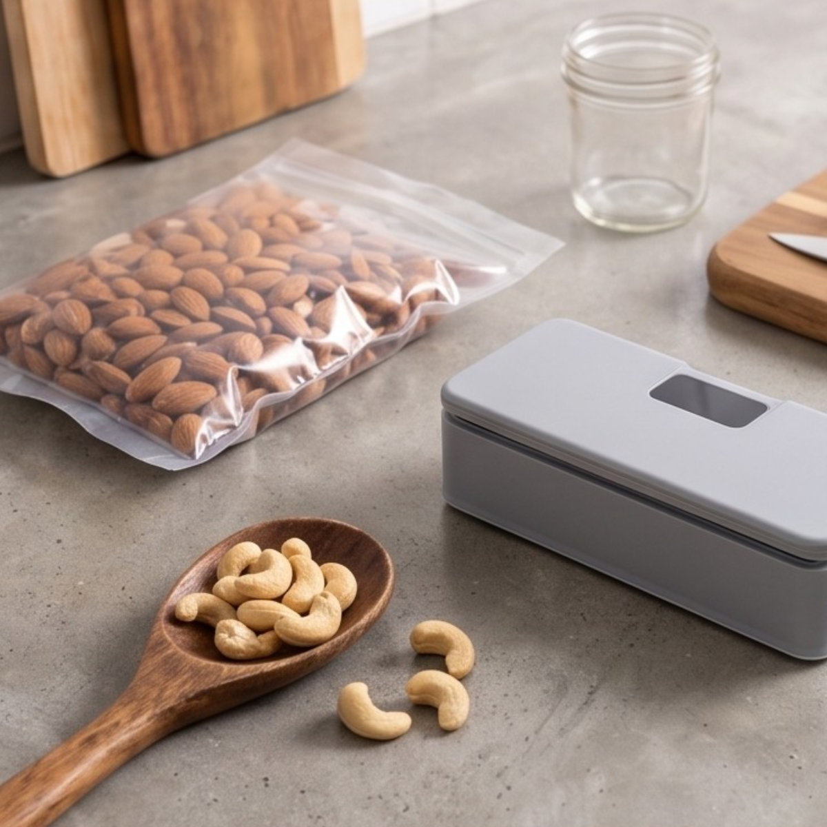 Thermoscelleuse Rechargeable 2-en-1 — Scellage & Découpe, Aimantée